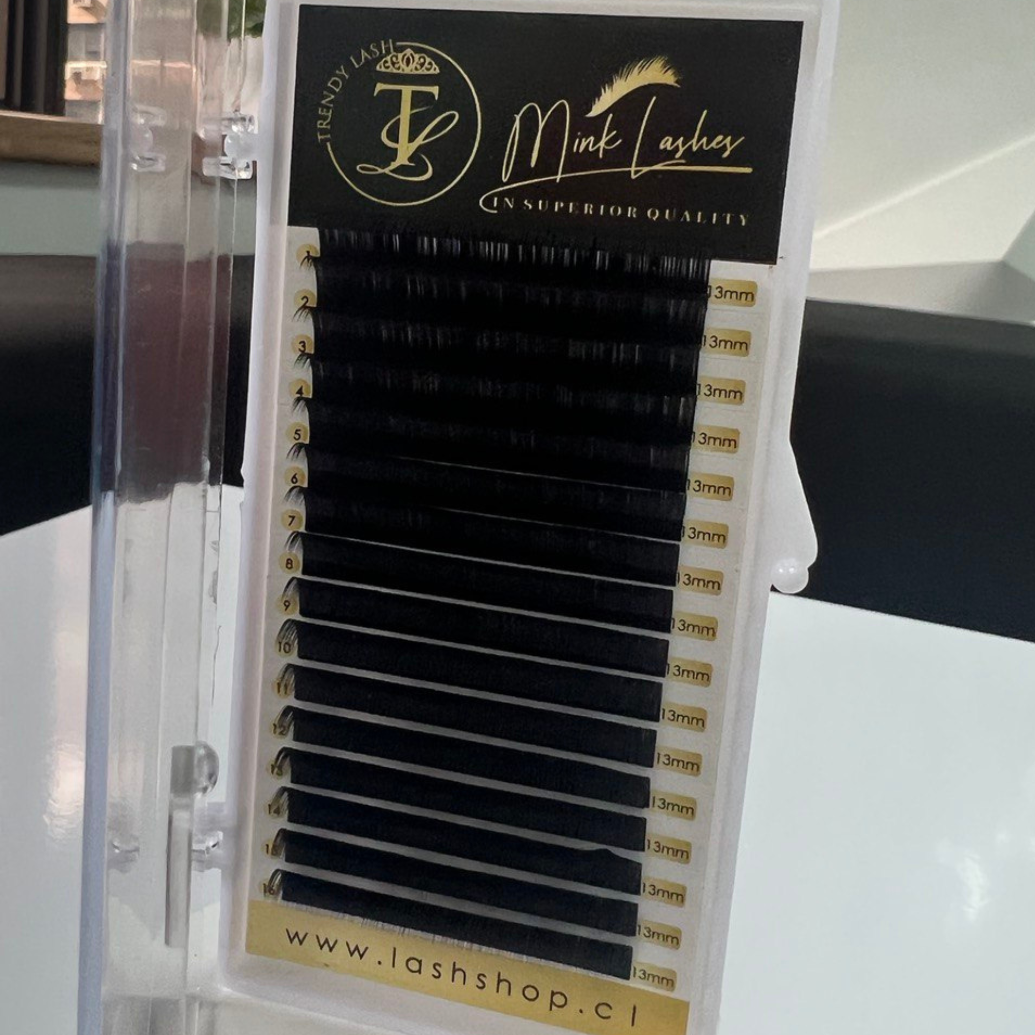 Pestañas TrendyLash – Fibras Mix – Negro | Curvas C, DD y L